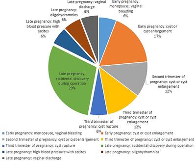 Clinical Analysis of 17 Cases of Borderline Ovarian Tumors During Pregnancy